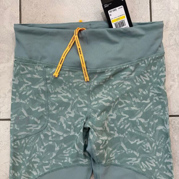 Under Armour Speedpocket Floral High Waist Compression Ankle Leggings Size M - Picture 4 of 11